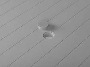 Beliani Stół ogrodowy 140 x 80 cm jasnoszary FOSSANO 4