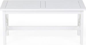 Beliani Stół ogrodowy 100x55cm biały BALTIC (87909) 3