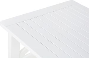 Beliani Stół ogrodowy 100x55cm biały BALTIC (87909) 6