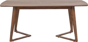 Beliani Stół do jadalni 180 x 90 cm ciemne drewno HUXTER 2