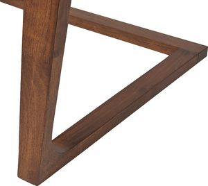 Beliani Stół do jadalni 180 x 90 cm ciemne drewno HUXTER 4