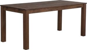 Beliani Stół do jadalni rozkładany dębowy 150/240 x 85 cm ciemne drewno MAXIMA 3