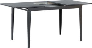 Beliani Stół do jadalni rozkładany 120/160 x 80 cm czarny NORLEY 2