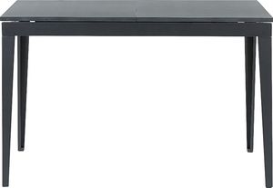 Beliani Stół do jadalni rozkładany 120/160 x 80 cm czarny NORLEY 4