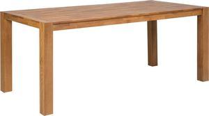 Beliani Stół do jadalni dębowy 150 x 85 cm jasne drewno NATURA 1