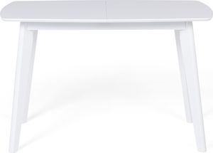 Beliani Stół do jadalni rozkładany 120/160 x 80 cm biały SANFORD 5