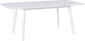 Beliani Stół do jadalni rozkładany 150/195 x 90 cm biały SANFORD 1