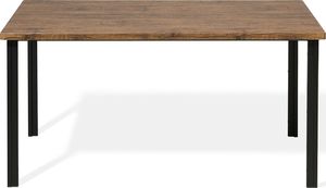 Beliani Stół do jadalni 150 x 90 cm ciemne drewno LAREDO 1