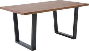 Beliani Stół do jadalni 160 x 90 cm ciemne drewno AUSTIN 1