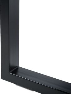 Beliani Stół do jadalni 160 x 90 cm ciemne drewno AUSTIN 3