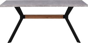 Beliani Stół do jadalni 160 x 90 cm efekt betonu BENSON 3