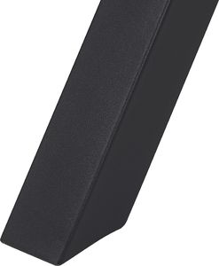 Beliani Stół do jadalni rozkładany 140/180 x 90 cm ciemne drewno z czarnym BRONSON 6