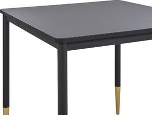 Beliani Stół do jadalni 80 x 80 cm czarny SHALFORD 3