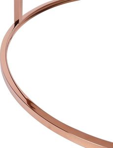 Beliani Stolik kawowy efekt marmuru biało-miedziany CORAL 3