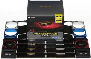 Pamięć Corsair Vengeance LPX, DDR4, 128 GB, 2400MHz, CL14 (CMK128GX4M8A2400C14) 1