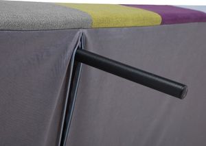 Beliani Sofa rozkładana wielokolorowa INGARO 7