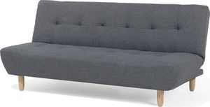 Beliani Sofa rozkładana ciemnoszara ALSTEN 2