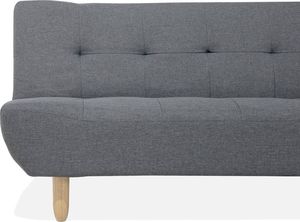 Beliani Sofa rozkładana ciemnoszara ALSTEN 3