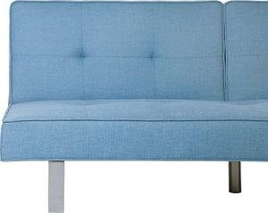 Beliani Sofa rozkładana niebieska DUBLIN 8