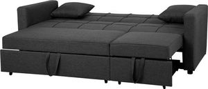Beliani Sofa rozkładana ciemnoszara GLOMMA 6