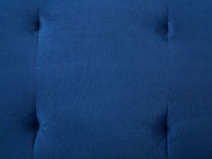 Beliani Sofa rozkładana welurowa ciemnoniebieska SELNES 6