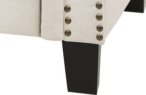 Beliani Sofa 3-osobowa proste nogi beżowa CHESTERFIELD 6