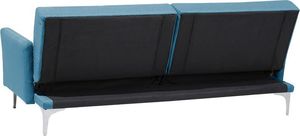 Beliani Sofa rozkładana morska LUCAN 7