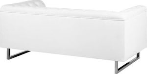 Beliani Sofa 2-osobowa biała VISSLAND 3