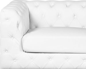 Beliani Sofa 2-osobowa biała VISSLAND 4