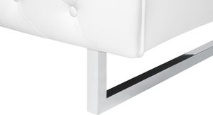 Beliani Sofa 2-osobowa biała VISSLAND 5