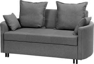 Beliani Sofa rozkładana szara HOVIN 4