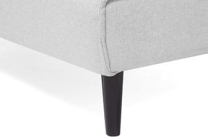 Beliani Sofa rozkładana jasnoszara VISBY 4