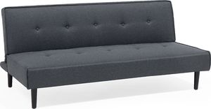 Beliani Sofa rozkładana ciemnoszara VISBY 2