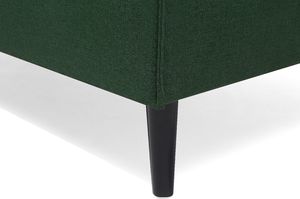 Beliani Sofa rozkładana ciemnozielona VISBY 6
