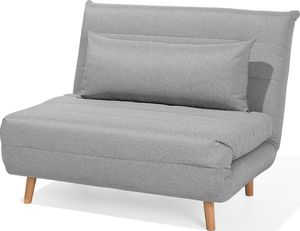Beliani Sofa rozkładana jasnoszara SETTEN 2