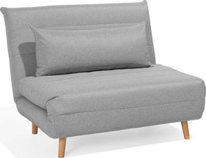 Beliani Sofa rozkładana jasnoszara SETTEN 3