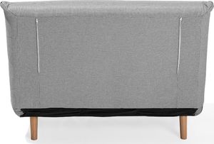 Beliani Sofa rozkładana jasnoszara SETTEN 4