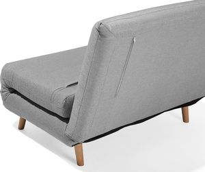 Beliani Sofa rozkładana jasnoszara SETTEN 6