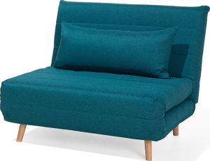 Beliani Sofa rozkładana niebieska SETTEN 3