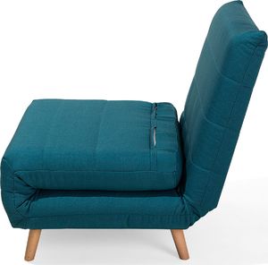 Beliani Sofa rozkładana niebieska SETTEN 5