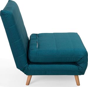 Beliani Sofa rozkładana niebieska SETTEN 6