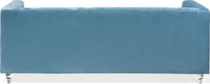 Beliani Sofa 3-osobowa welurowa jasnoniebieska ARVIKA 4