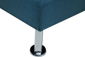 Beliani Sofa rozkładana niebieska ROXEN 6