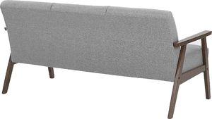 Beliani Sofa 3-osobowa szara ASNES 3
