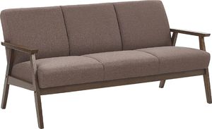 Beliani Sofa 3-osobowa brązowa ASNES 2