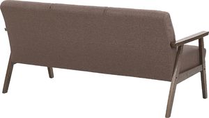 Beliani Sofa 3-osobowa brązowa ASNES 3