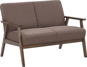 Beliani Sofa 2-osobowa brązowa ASNES 2