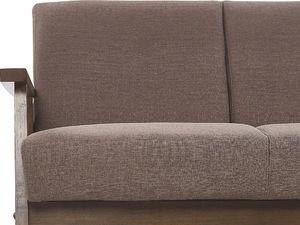 Beliani Sofa 2-osobowa brązowa ASNES 4