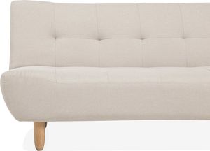Beliani Sofa rozkładana beżowa ALSTEN 3