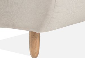 Beliani Sofa rozkładana beżowa ALSTEN 4